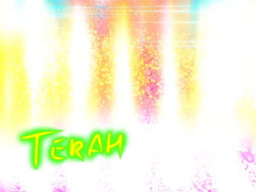 Curtains of Light: pale columns of yellow, pink and orange light